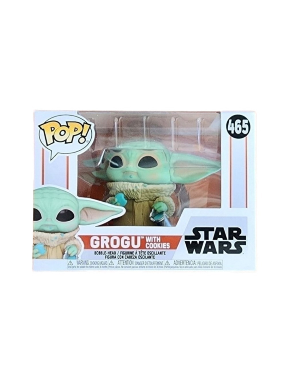 Funko Pop! Star Wars: The Mandalorian Grogu with Cookies #465 - Picture 2 of 7